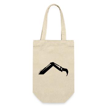 Excavator Arm – Digging Power - Gift Bag for Bottles - nature - Front