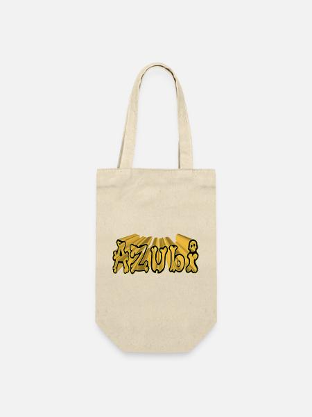 Azubi - Geschenkbeutel für Flaschen - Natur