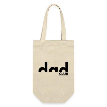 Dad Club Premium Member | Vater | Vatertag - Geschenkbeutel für Flaschen - Natur - Vorne