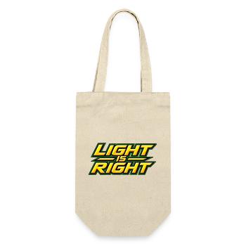 Light is right - Gift Bag for Bottles - nature - Front