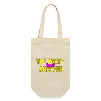 THE PARTY HAS ARRIVED, CAN GO MOUSE - Gift Bag for Bottles - nature - Front