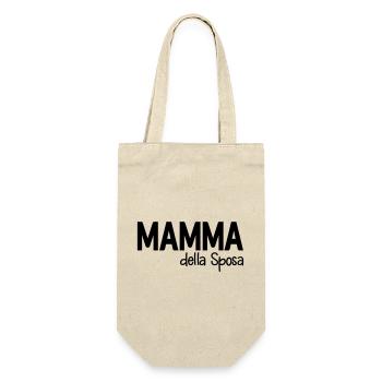 Mamma della Sposa, Italia - Geschenkbeutel für Flaschen - Natur - Vorne