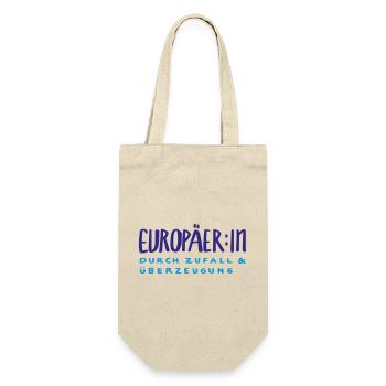 Europäer:in  - Geschenkbeutel für Flaschen - Natur - Vorne