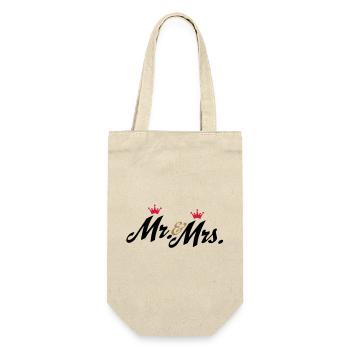 wedding - Gift Bag for Bottles - nature - Front