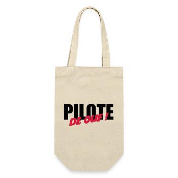 Pilote de ouf ! - Sac à bouteille - nature - Devant