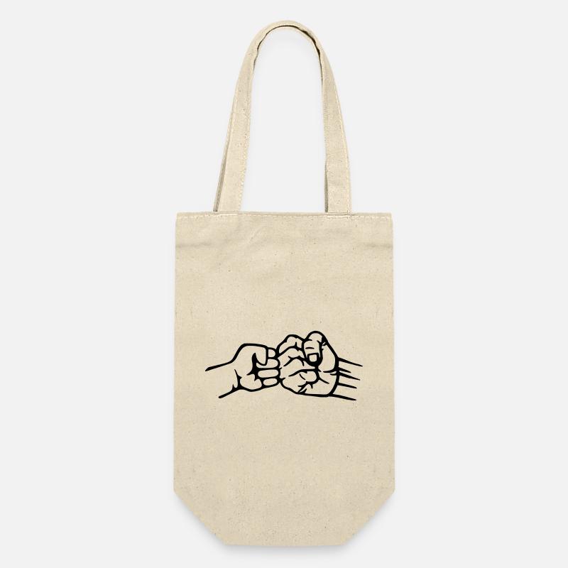 Father and son - Gift Bag for Bottles - nature