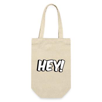 Hey Comic design - Gift Bag for Bottles - nature - Front