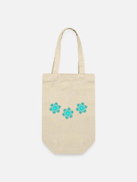 Snow - Geschenkbeutel für Flaschen - Natur
