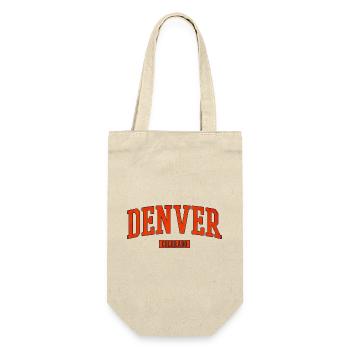 Denver Colorado Arch Emblem - Gift Bag for Bottles - nature - Front
