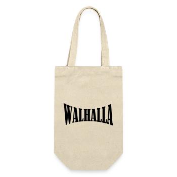 walhalla viking wikinger shirt - Geschenkbeutel für Flaschen - Natur - Vorne