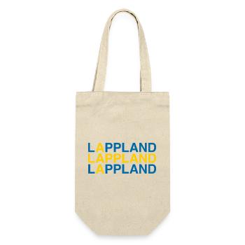 LAPPLAND Sverige Sweden Schweden Flagge - Geschenkbeutel für Flaschen - Natur - Vorne