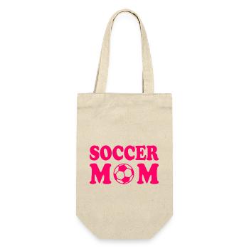 Soccer mom - Geschenkbeutel für Flaschen - Natur - Vorne