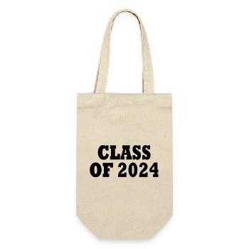 Class of 2024 - Geschenkbeutel für Flaschen - Natur - Vorne