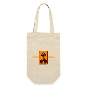 Palm Trees Island Symbol Beach - Gift Bag for Bottles - nature - Front