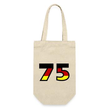 75 Number Germany Jersey - Gift Bag for Bottles - nature - Front