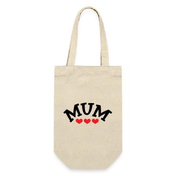 Mom / Mother's Day - Gift Bag for Bottles - nature - Front