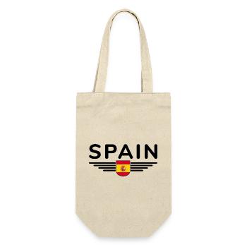 Ich liebe Spanien, Design T-Shirt Outfit - Geschenkbeutel für Flaschen - Natur - Vorne