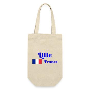 Lille Frankreich - Stilvolle Drucke - Geschenkbeutel für Flaschen - Natur - Vorne