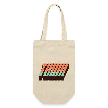 Team - Gift Bag for Bottles - nature - Front