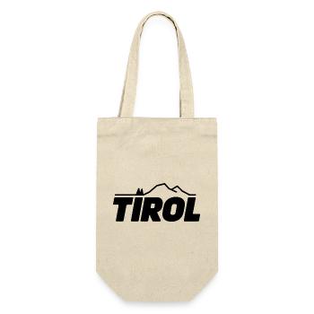 Tirol - Souvenir Design - Geschenkbeutel für Flaschen - Natur - Vorne