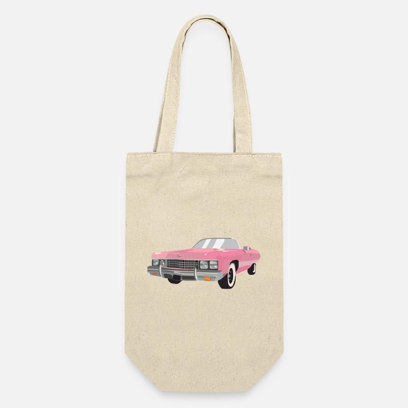 Pink Car Blanks - Gift Bag for Bottles - nature