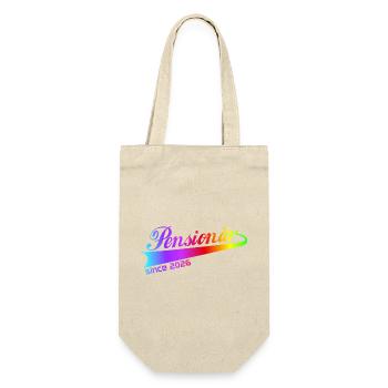 Pensionär 2026 Renten Hoodie, Tasse, Shirt - Geschenkbeutel für Flaschen - Natur - Vorne