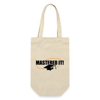 Master 2026 Graduation Graduation - Gift Bag for Bottles - nature - Front