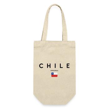Chilean pride, minimalist sleek design - Gift Bag for Bottles - nature - Front