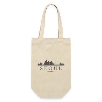 Seoul South Korea, Seoul skyline - Gift Bag for Bottles - nature - Front