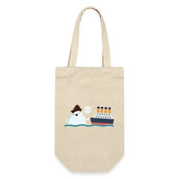 Titanic Drôle Titanic Ic-eberg Pirate Boop Parodie - Sac à bouteille - nature - Devant