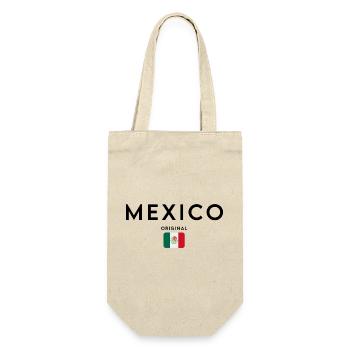 Flag of Mexico, elegant minimalist design - Gift Bag for Bottles - nature - Front