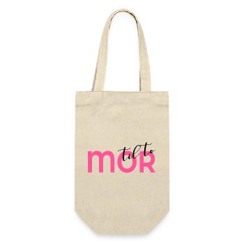 Mother of two - Gift Bag for Bottles - nature - Front