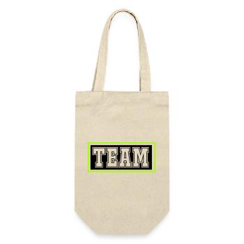 Team - Gift Bag for Bottles - nature - Front