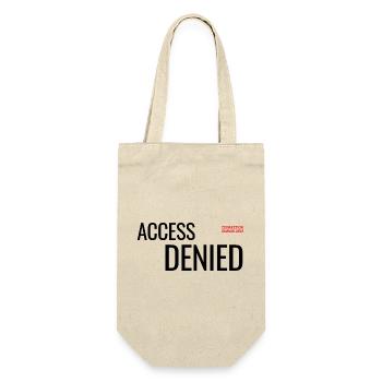 Access Denied Minimalist Typography Streetwear - Gift Bag for Bottles - nature - Front