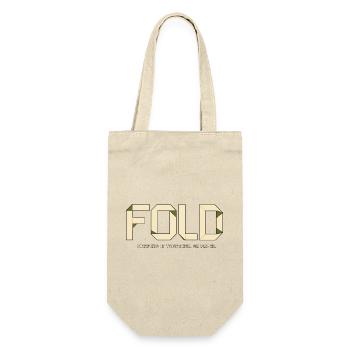 AUDACE – Je tiens bon. Du moins sur le papier - Sac à bouteille - nature - Devant