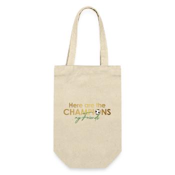 here_are_the_champions - Geschenkbeutel für Flaschen - Natur - Vorne