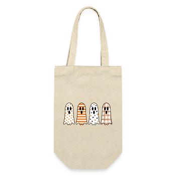 Geist Quartet Halloween - Geschenkbeutel für Flaschen - Natur - Vorne