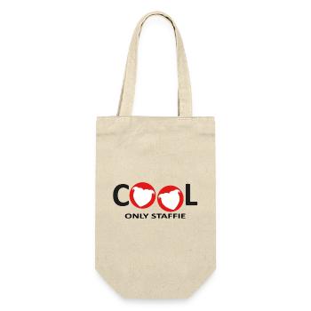 Cool Staffie - 039 - Gift Bag for Bottles - nature - Front