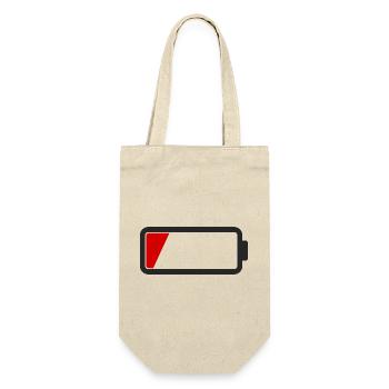 battery empty - Gift Bag for Bottles - nature - Front