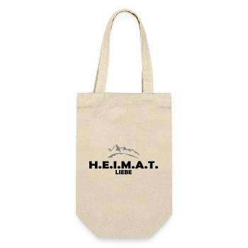 Heimat - Geschenkbeutel für Flaschen - Natur - Vorne