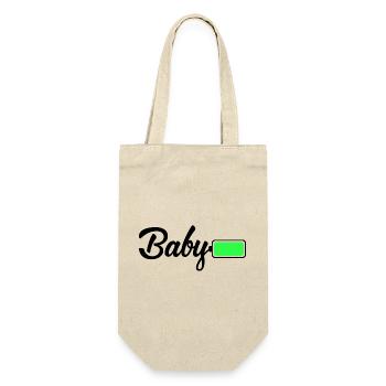 Neon Lime Abstract Block Tee - Gift Bag for Bottles - nature - Front