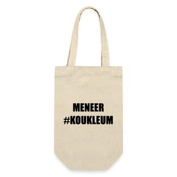 Mr. Koukleum Für Männer, denen kalt ist * - Geschenkbeutel für Flaschen - Natur - Vorne