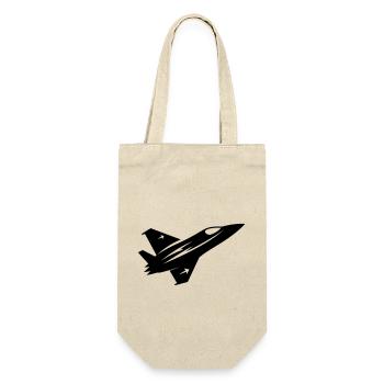 Fighter jet - Gift Bag for Bottles - nature - Front