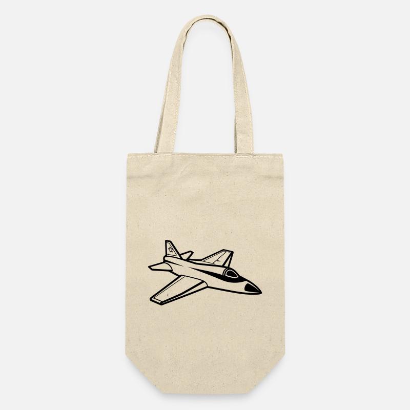 Fighter jet - Gift Bag for Bottles - nature
