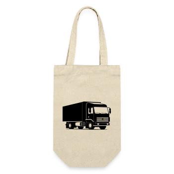 LKW - Geschenkbeutel für Flaschen - Natur - Vorne