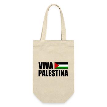 Viva palestina - Gift Bag for Bottles - nature - Front