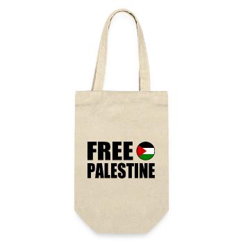 Free palestine - Sac à bouteille - nature - Devant