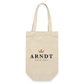 Arndt - Geschenkbeutel für Flaschen - Natur - Vorne