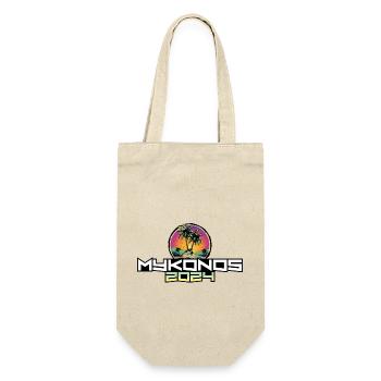 Mykonos 2024 Holiday Palm Trees - Gift Bag for Bottles - nature - Front