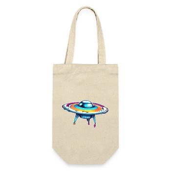 Alien / Vaisseau spatial / OVNI / Zone 51 / Tout / Mars - Sac à bouteille - nature - Devant